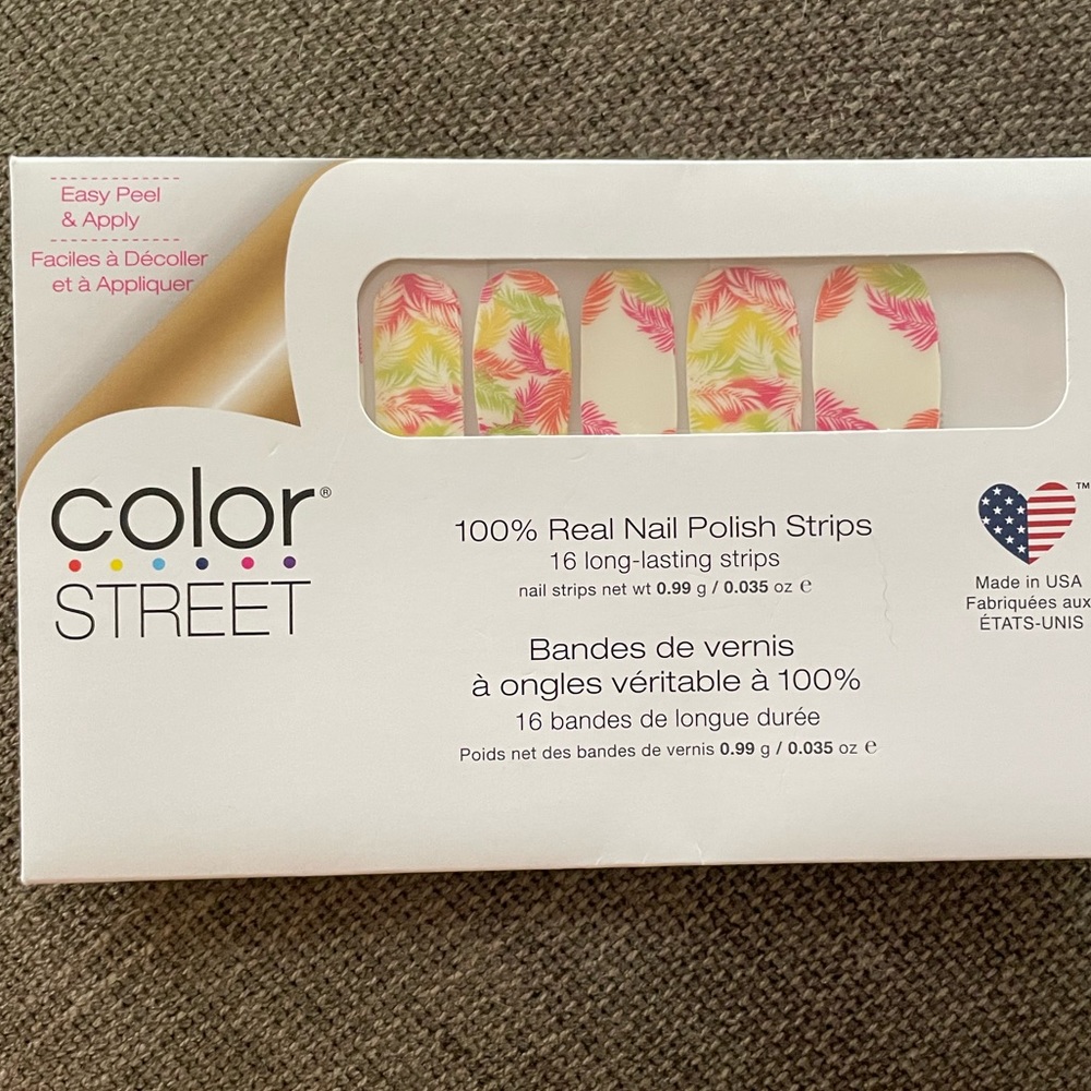 ColorStreet RETIRED SHADE Frond of You summer nail wraps
